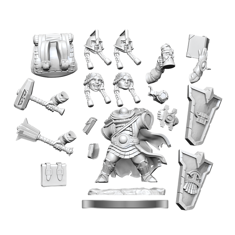 D&amp;D Frameworks Dwarf Cleric Female
