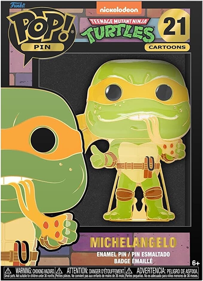 Teenage Mutant Ninja Turtles Michaelangelo 21 Pin Funko Pop