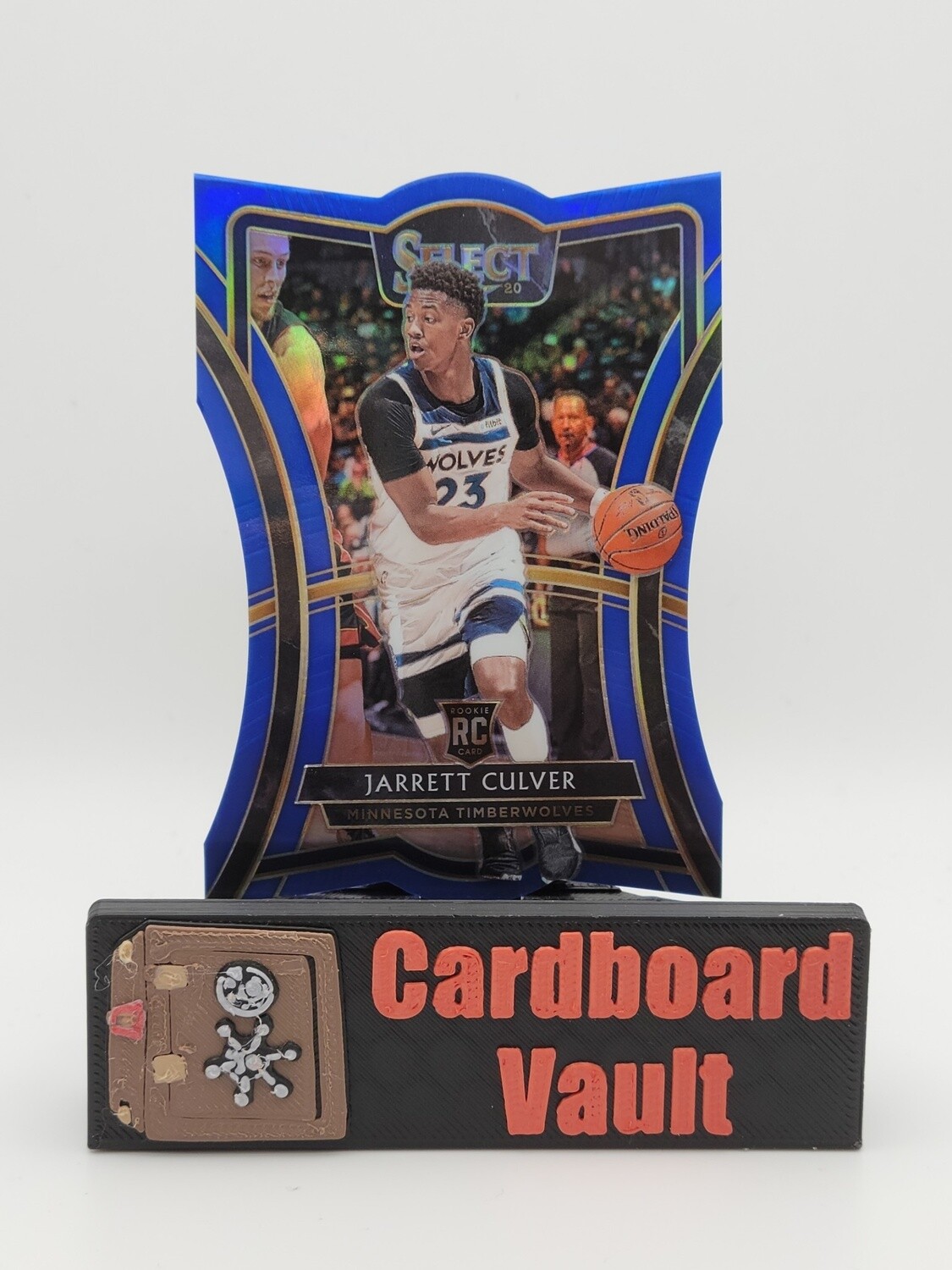 2019-20 Select Jarrett Culver Die-Cut #160 Blue Prizm 074/249