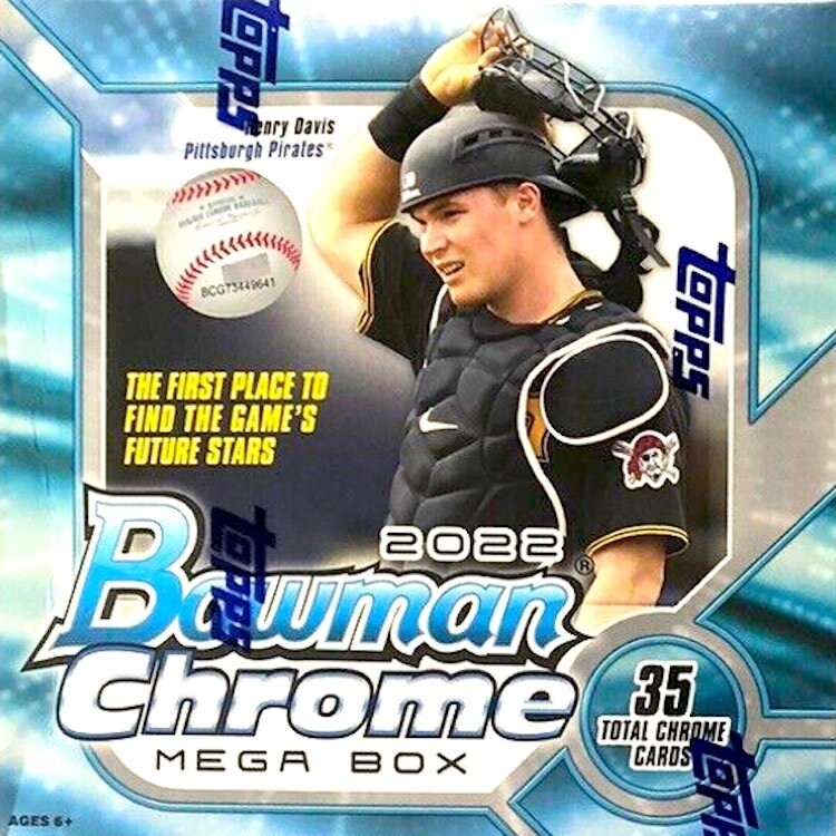 2022 Topps Bowman Chrome Baseball Mega Box