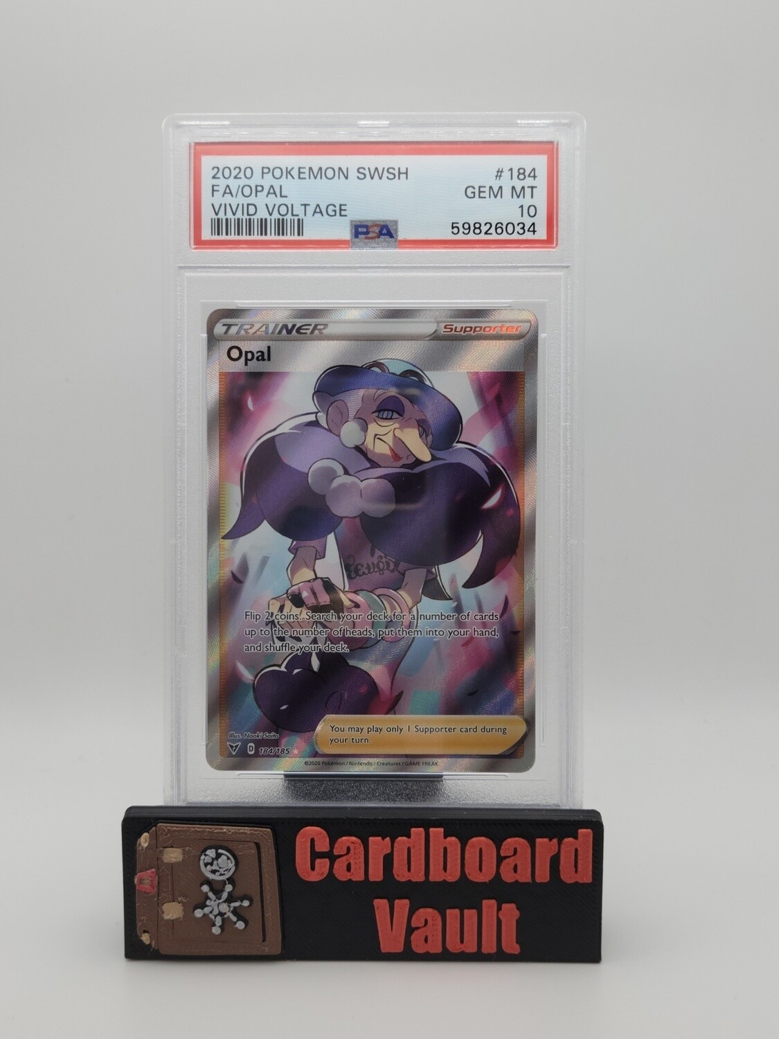 2020 Pokémon Opal Full Art  #184 PSA 10