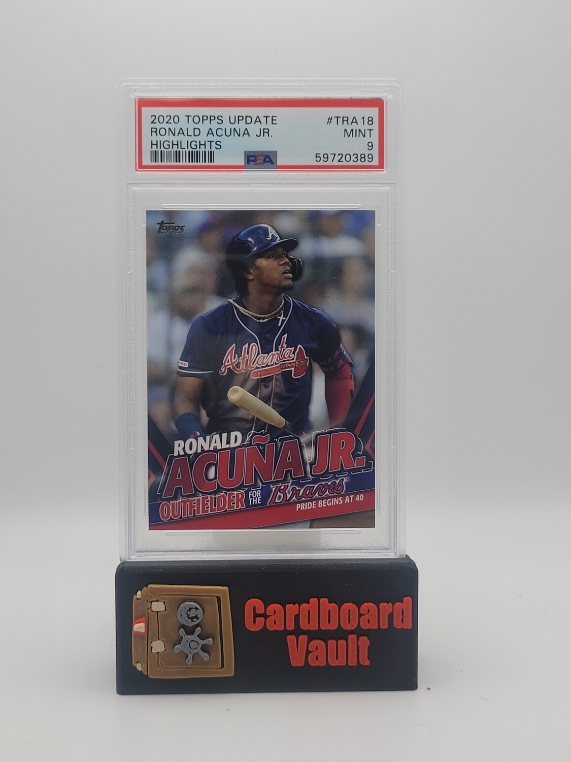 2020 Topps Update Highlights Ronald Acuna Jr. # TRA-18 PSA 9