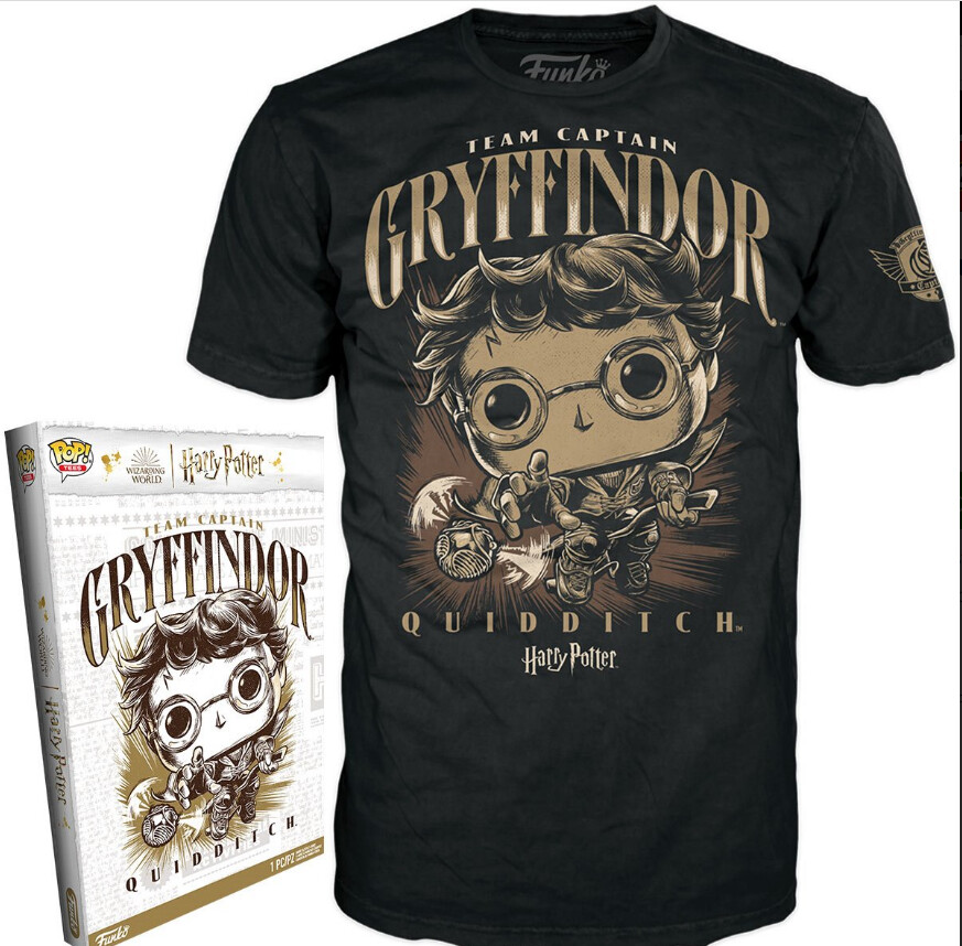 Pop Tees Quidditch Harry Potter T-Shirt Size L