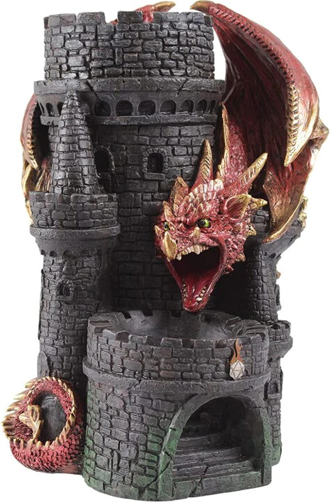 Forged Gaming Dragons Keep Dice Tower - Red Dragon