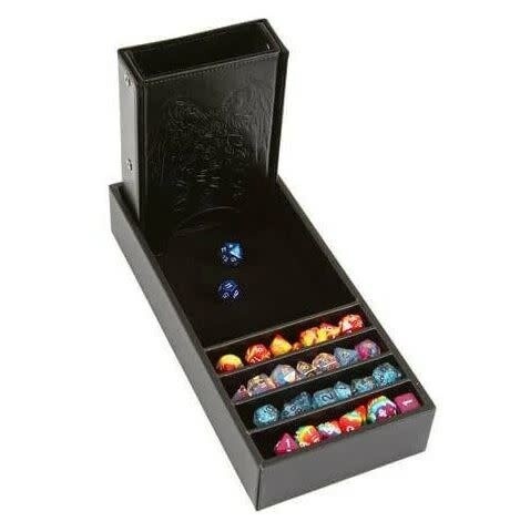 Forged Gaming Citadel Dice Tower and Dice Tray - Black
