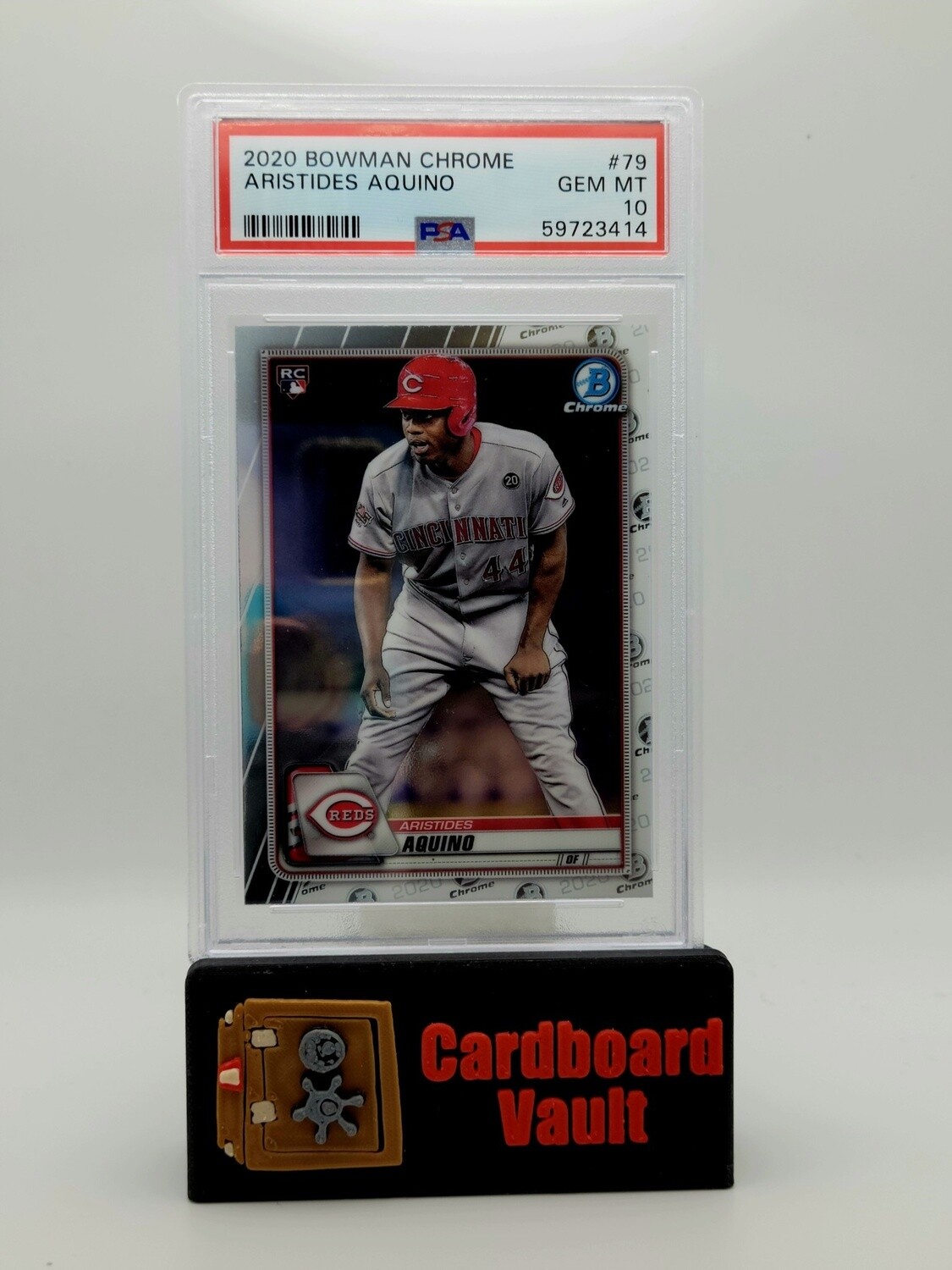 2020 Bowman Chrome Aristides Aquino #79 PSA 10 59723414