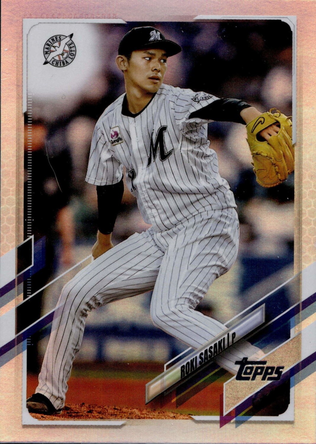 2021 Topps Chrome NPB Roki Sasaki  #112 Refractor 044/150