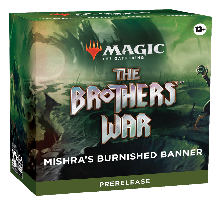 Magic The Gathering  Brothers War Prerelease Pack Mishra&#39;s Burnished Banner