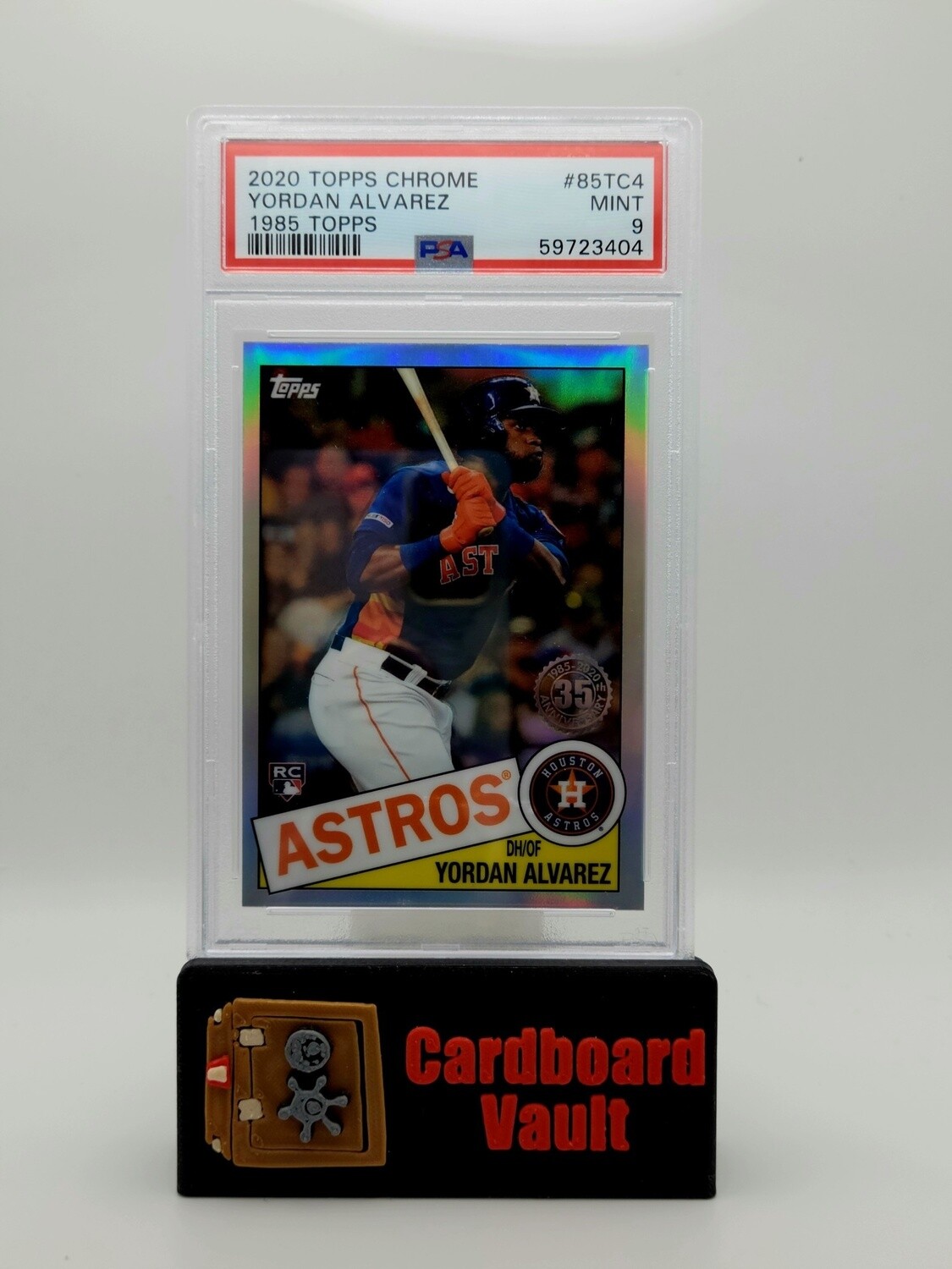 2020 Topps Chrome Yordan Alvarez 1985 Topps No. 85TC-4 PSA 9 59723404