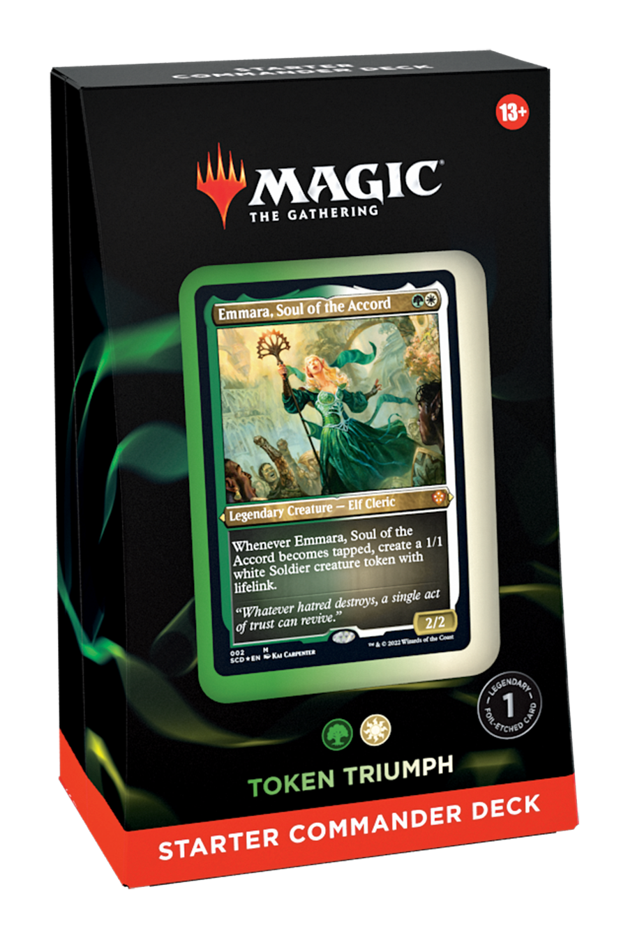 Magic The Gathering  Starter Commander Deck Token Triumph