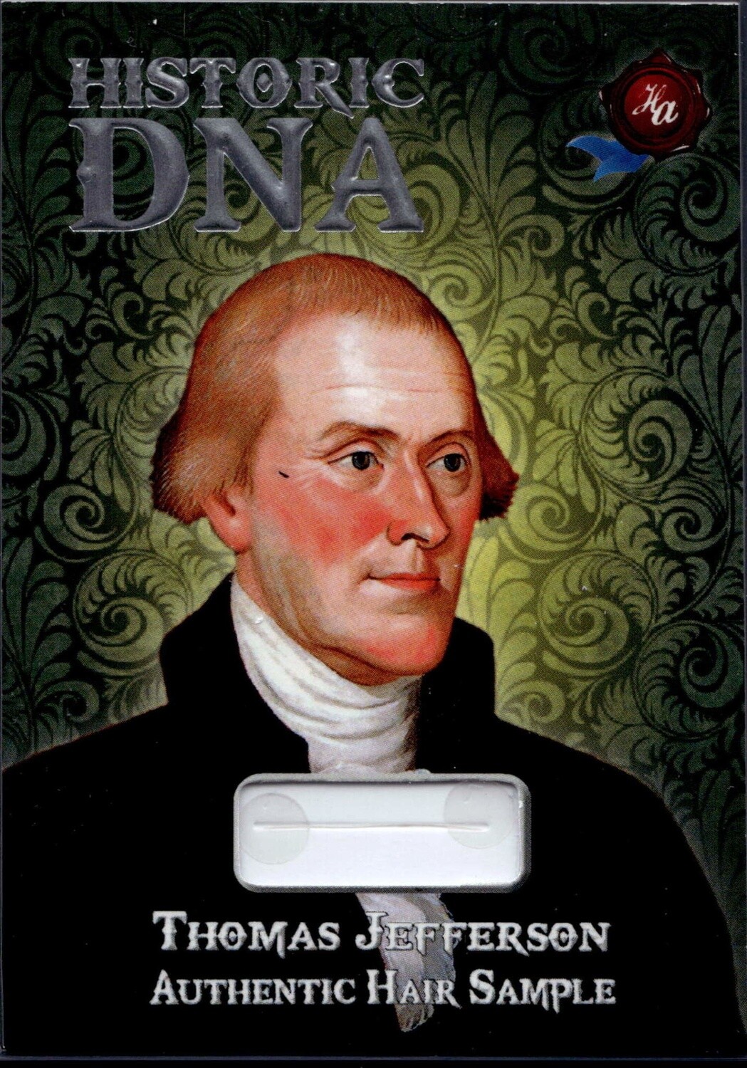 Historic Autographs Historic DNA Thomas Jefferson Authentic Hair Sample 91/182