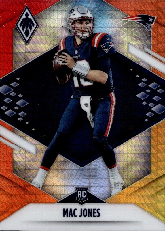 2021 Phoenix Mac Jones #109 Fire Burst Prizm