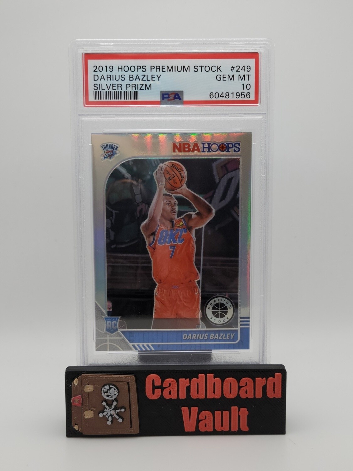 2019-20 Hoops Premium Stock Darius Bazley #249 Silver Prizm PSA 10 60481956