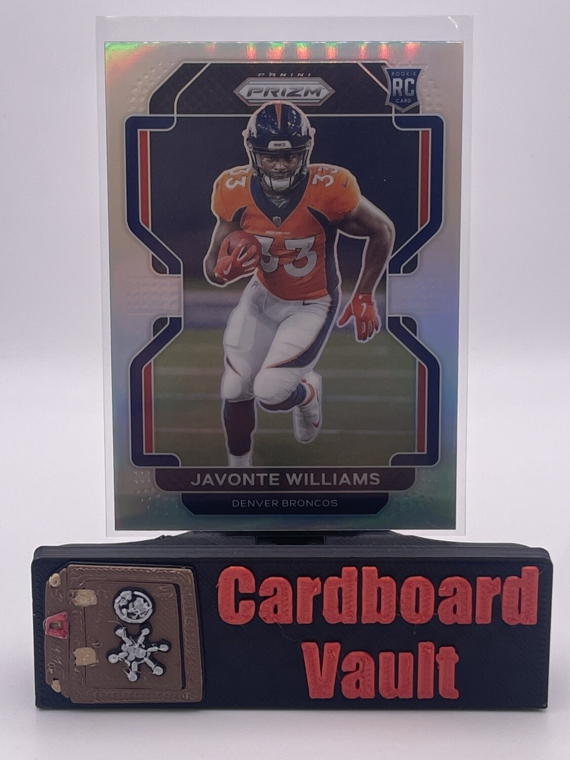 2021 Prizm Javonte Williams Silver Prizm No. V-345