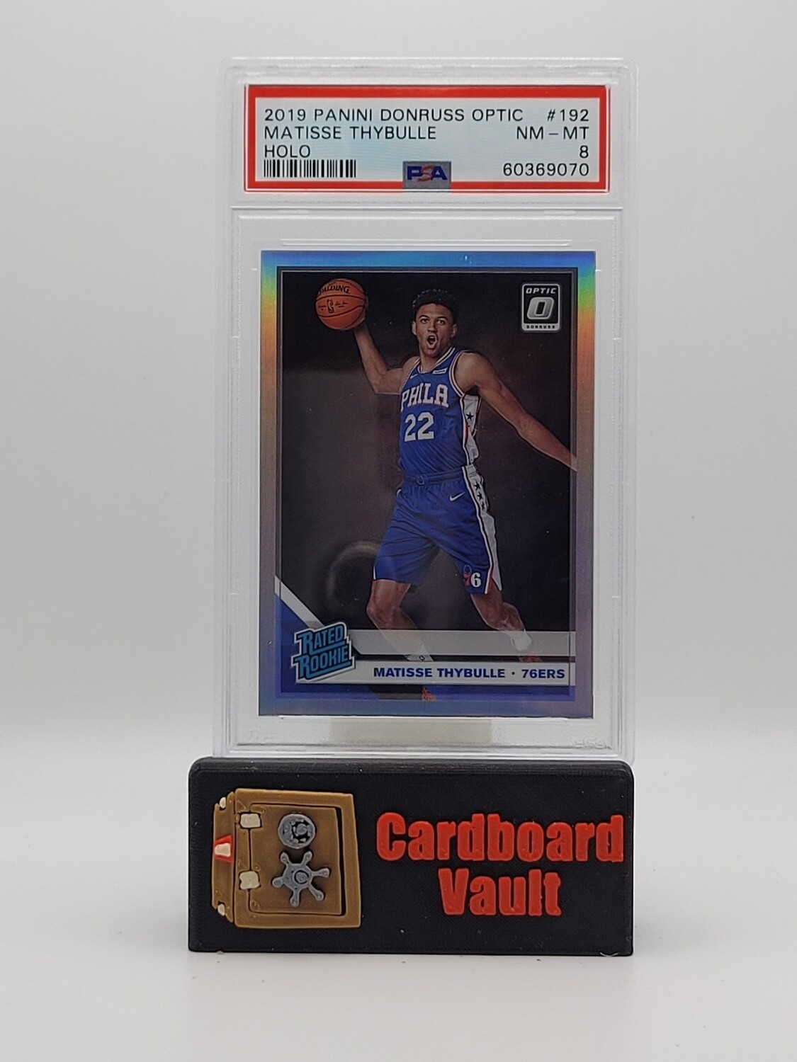 2019 Optic Rated Rookie Matisse Thybulle #192 Holo PSA 8