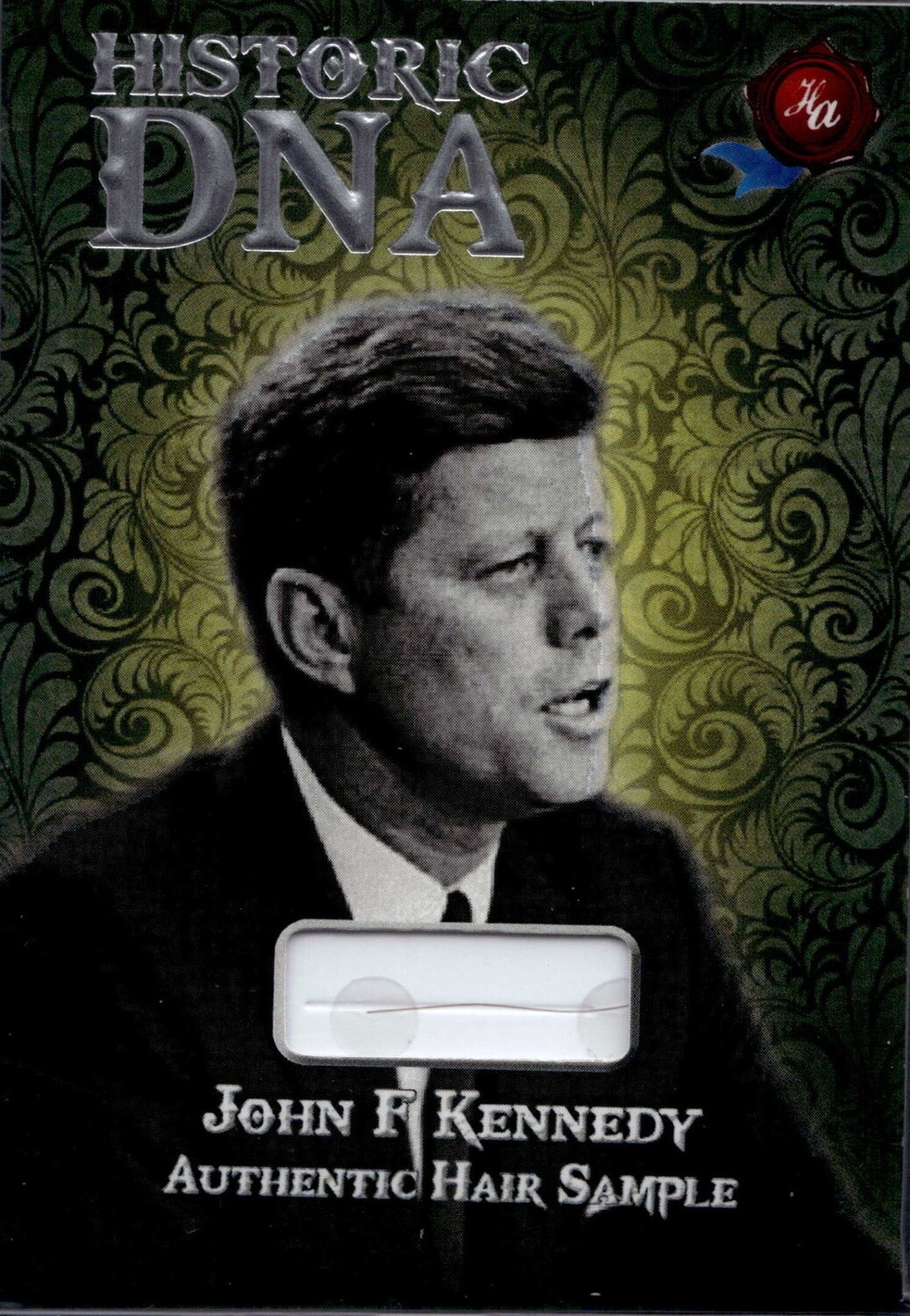 Historic Autographs Historic DNA John F. Kennedy Authentic Hair Sample 85/190