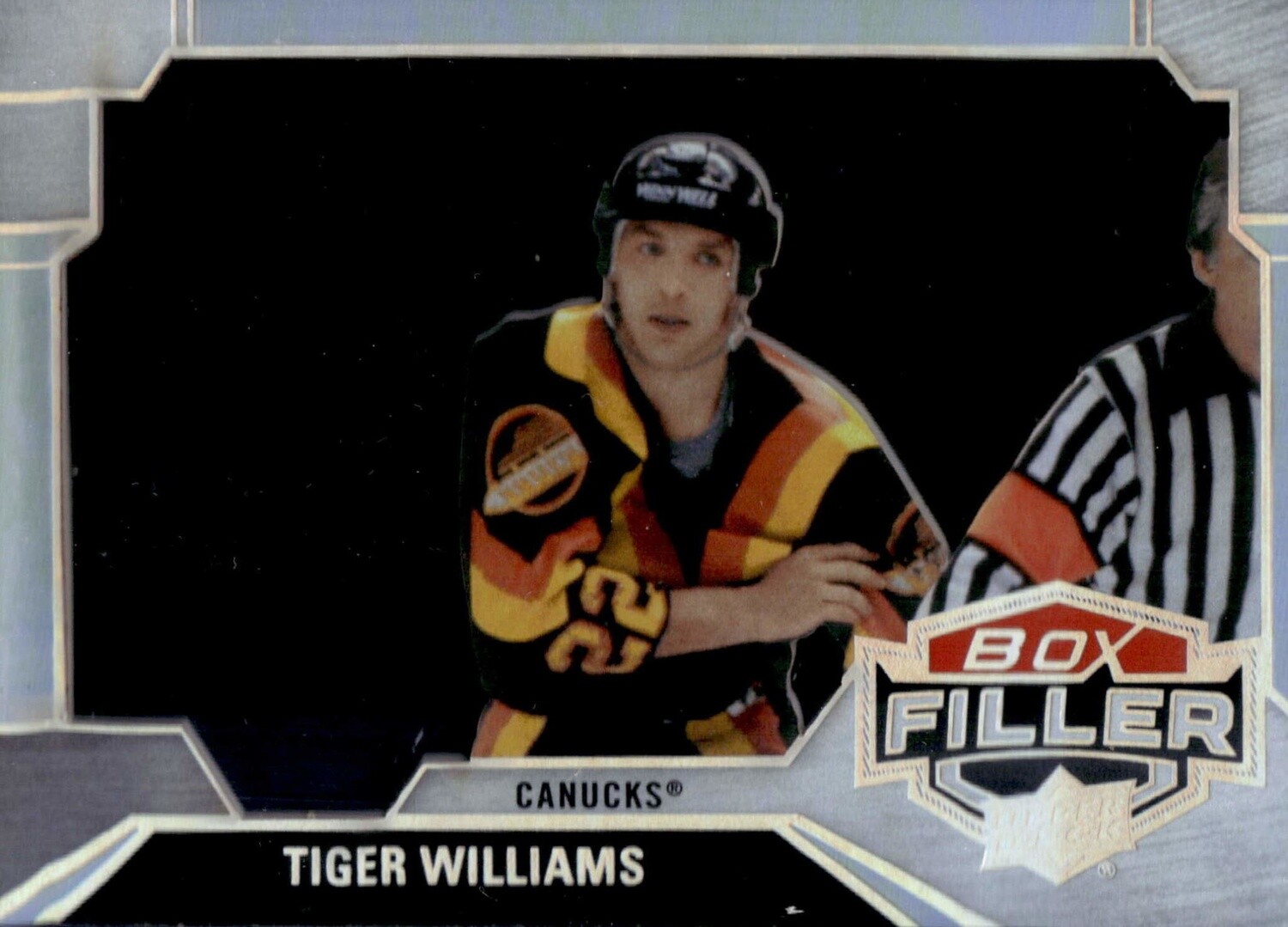2020-21 Upper Deck Series 2 Box Filler Tiger Williams  #BF-15