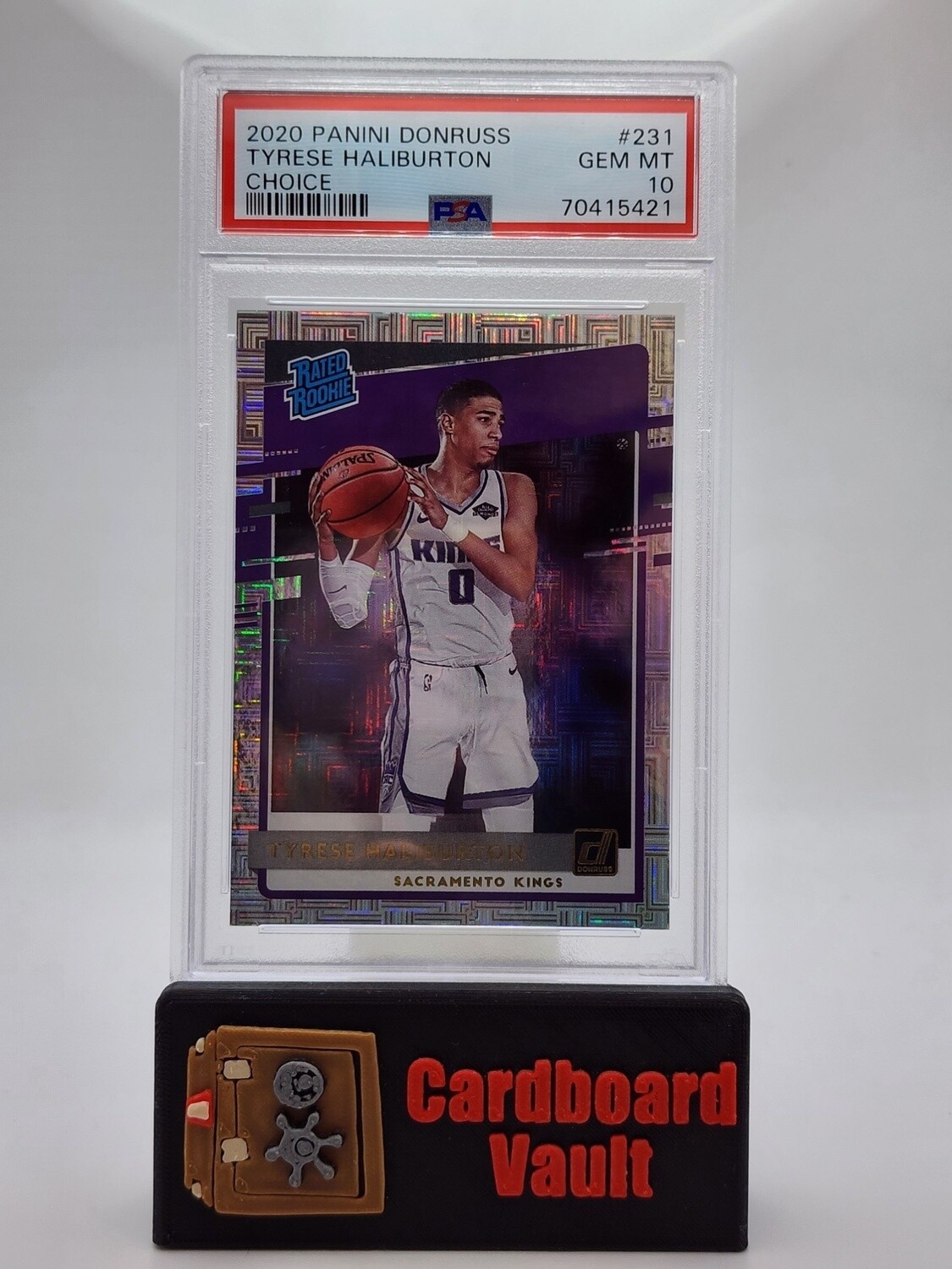 2020 Donruss Rated Rookie Tyrese Haliburton #231 Choice PSA 10