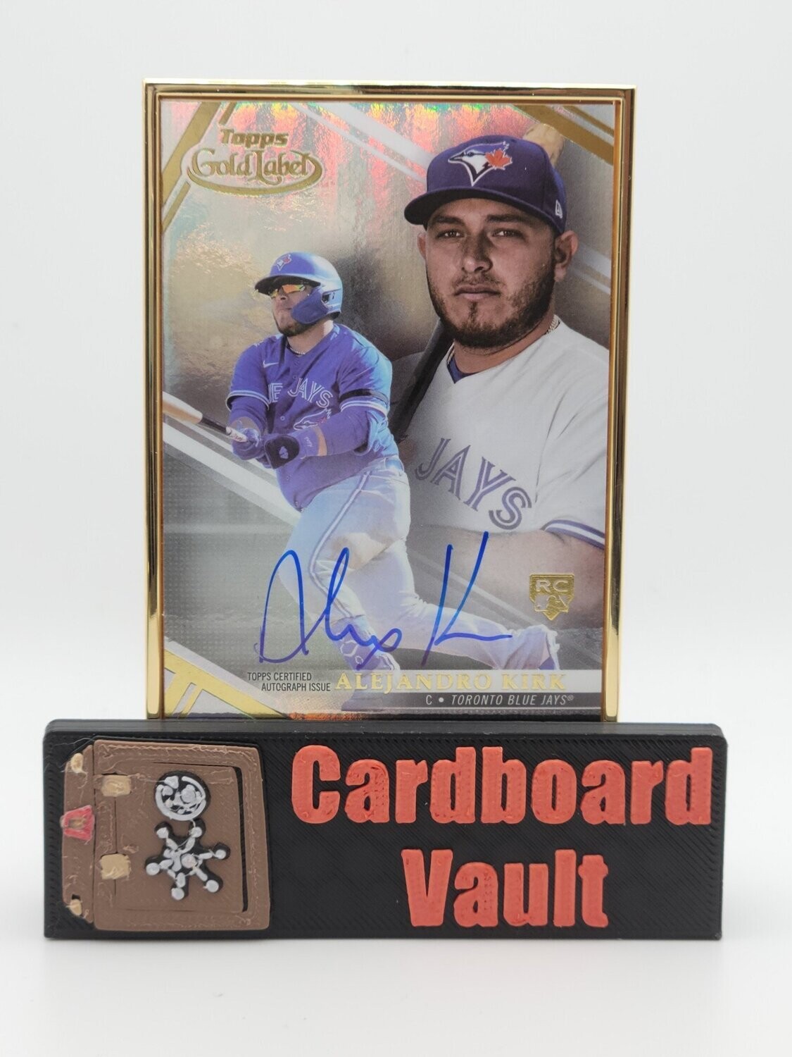 2021 Topps Gold Label Alejandro Kirk Framed Autograph #FA-AKI