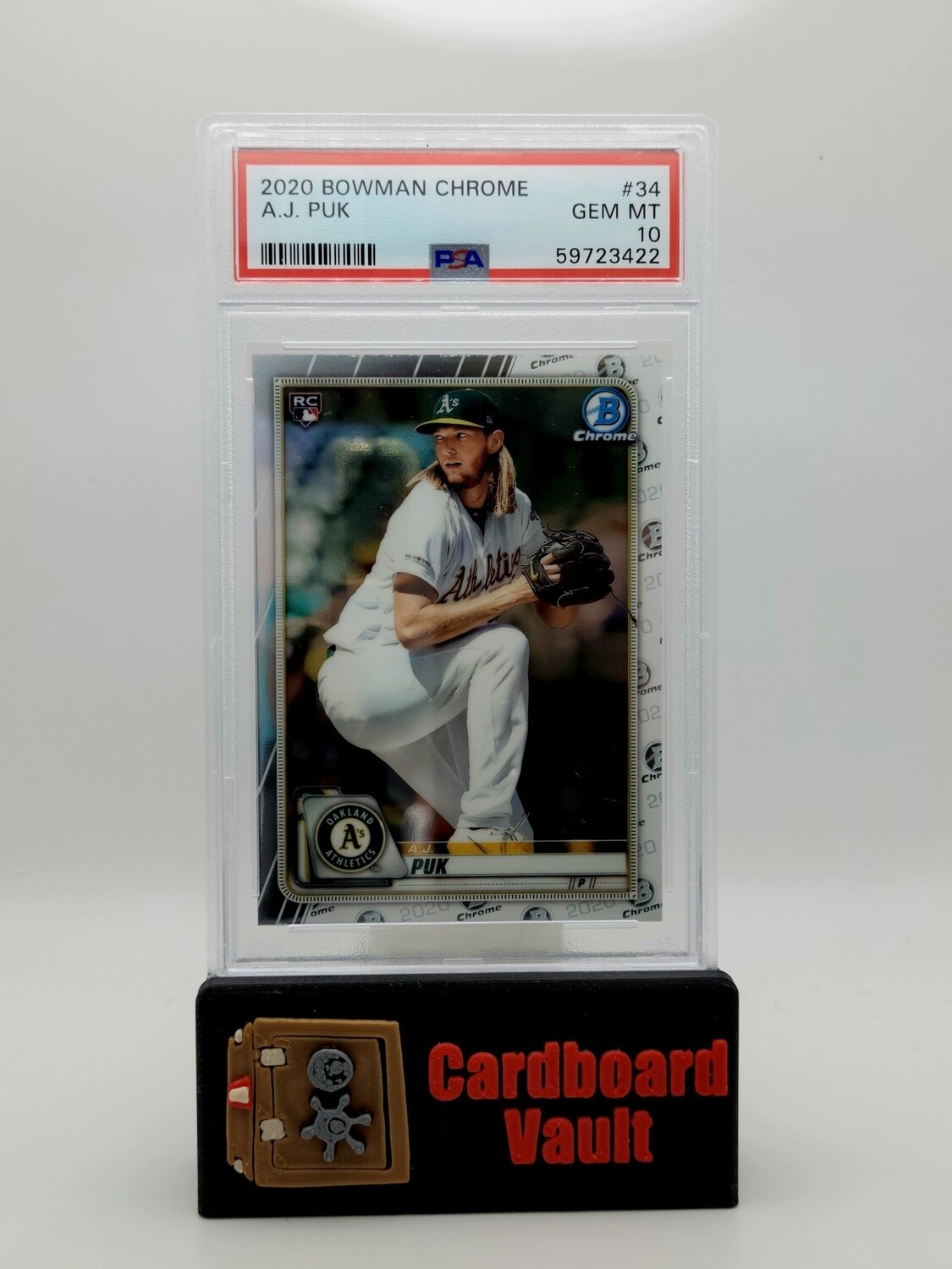 2020 Bowman Chrome A.J. Puk  #34 PSA 10
