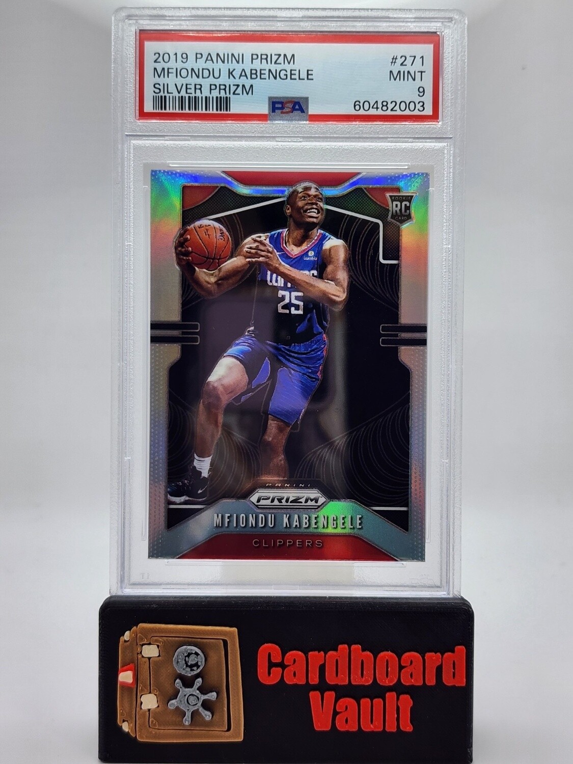 2019-20 Prizm Mfiondu Kabengele #271 Silver Prizm PSA 9