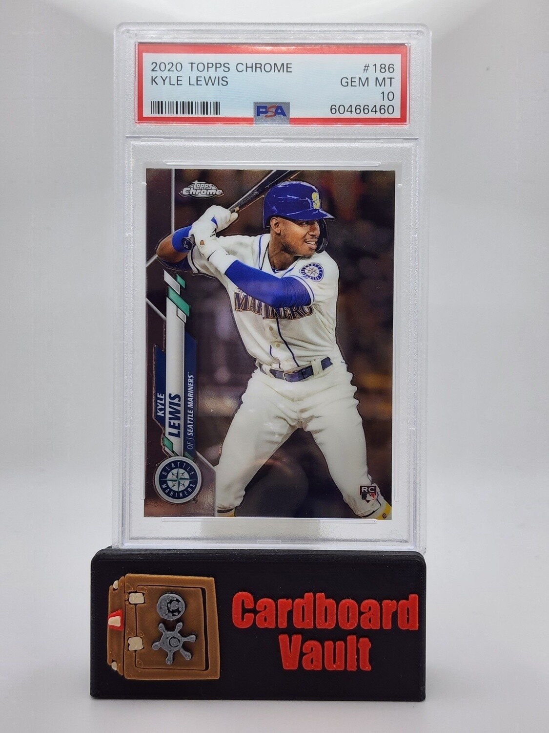 2020 Topps Chrome Kyle Lewis #186 PSA 10