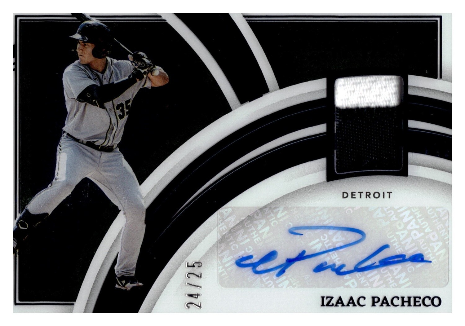 2022 Immaculate Izaac Pacheco Two Color Patch Autograph #CIMS-IP 24/25