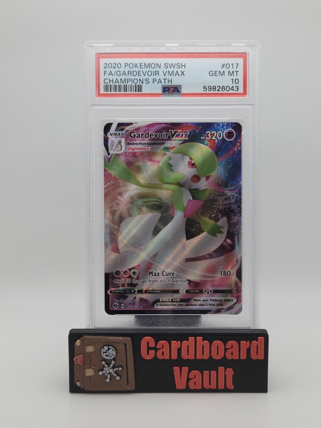 2020 Pokémon Gardevoir Vmax Full Art #017 PSA 10