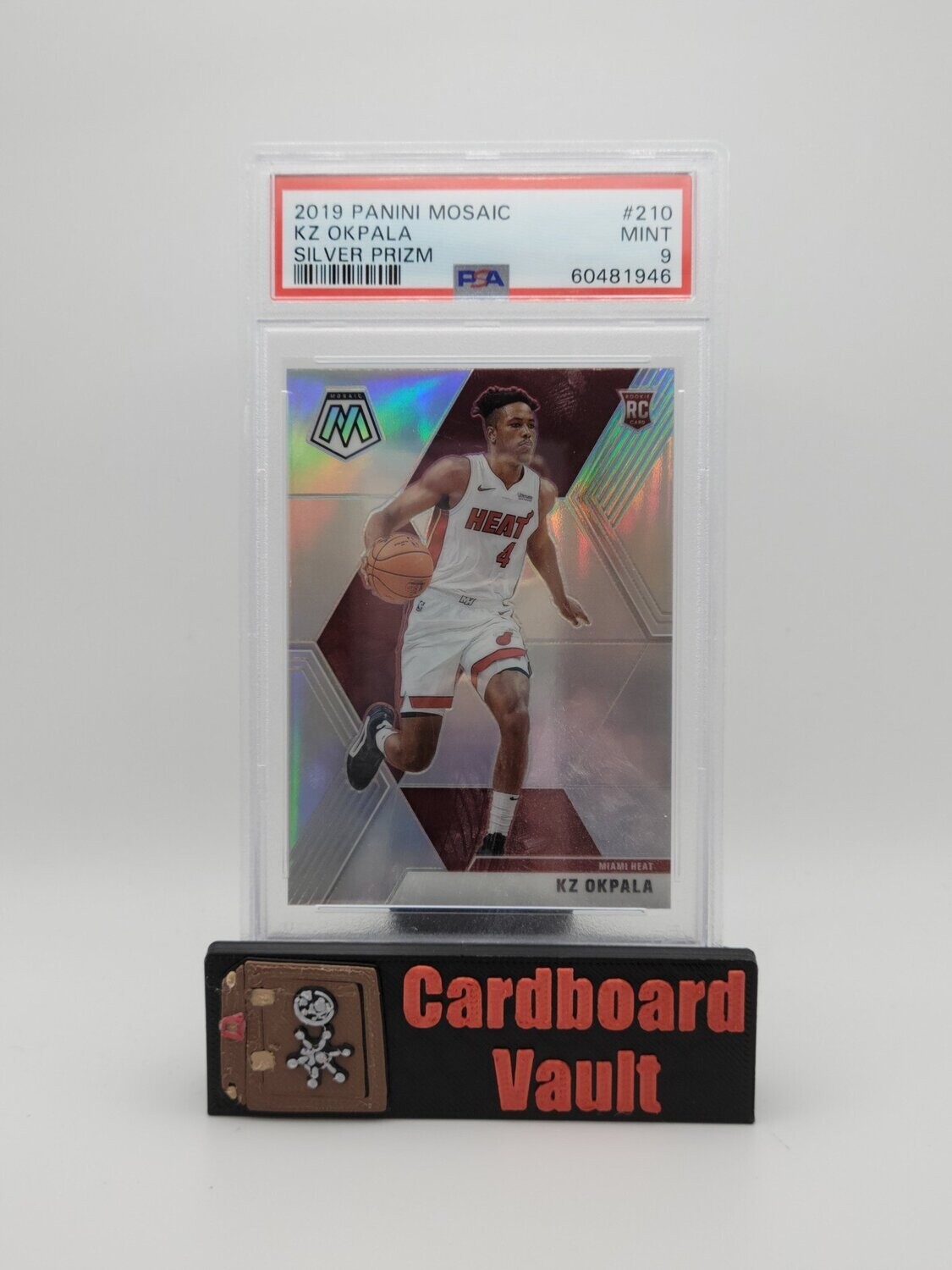 2019 Mosaic Kz Okpala #210 Silver Prizm PSA 9