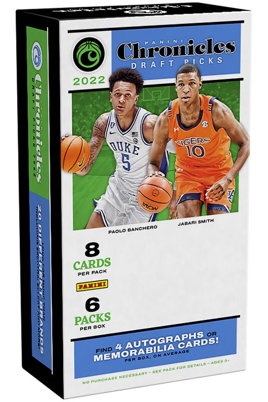 2022/23 Panini Chronicles Draft Picks Collegiate Basketball Hobby Box