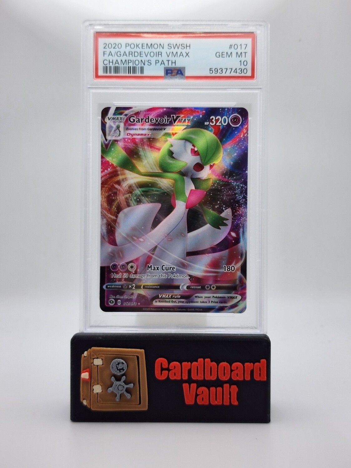 2020 Pokémon Gardevoir Vmax Full Art #017 PSA 10