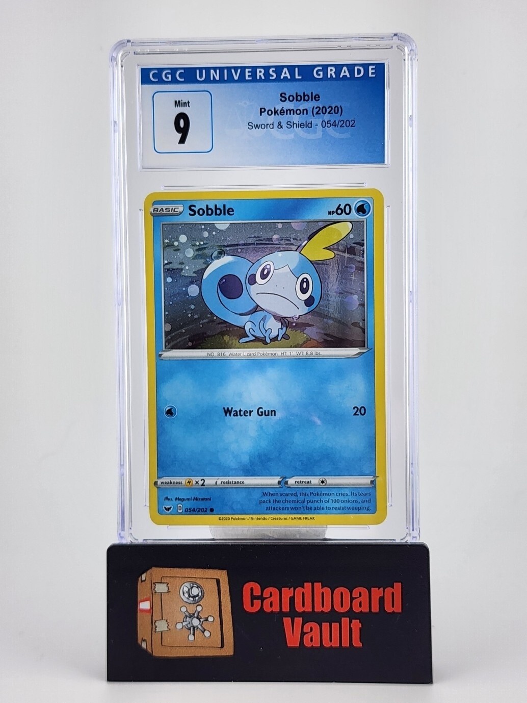 2020 Pokémon Sobble Holo No. 54 CGC 9 3911140102