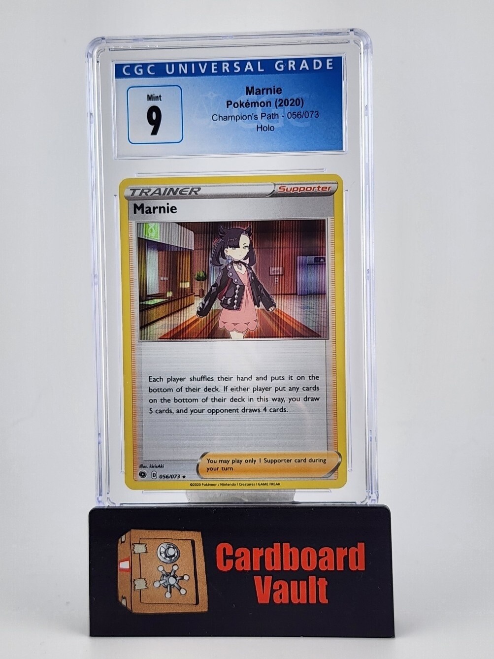 2020 Pokémon Marnie Holo #056 CGC 9