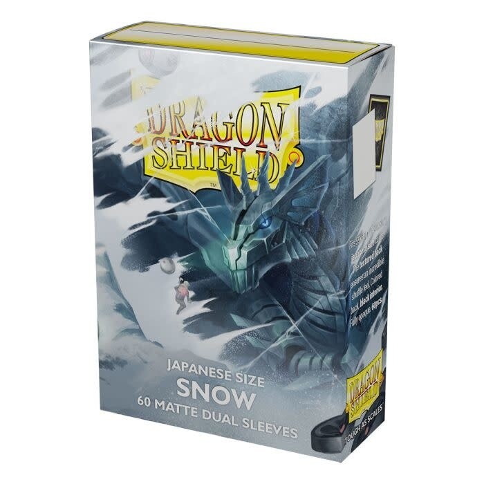 Dragon Shield 60ct Deck Protector Mini Japanese Matte Snow