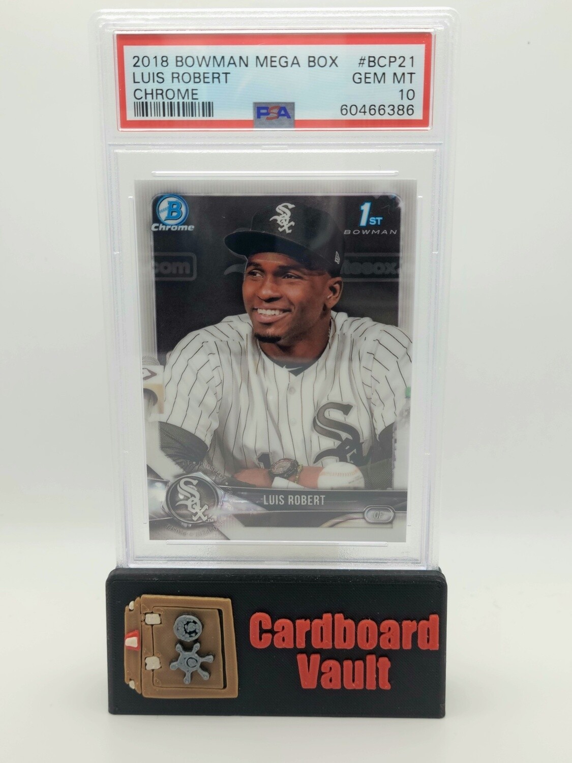 2018 Bowman Mega Box Luis Robert Chrome #BCP21 PSA 10