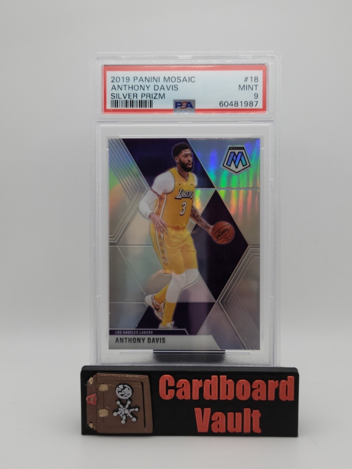 2019-20 Mosaic Anthony Davis #18 Silver Prizm PSA 9