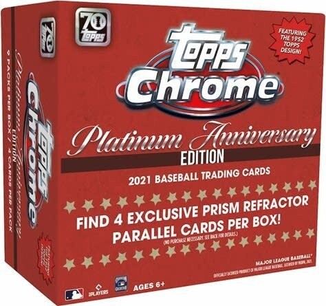 2021 Topps Platinum Anniversary Baseball Mega Box