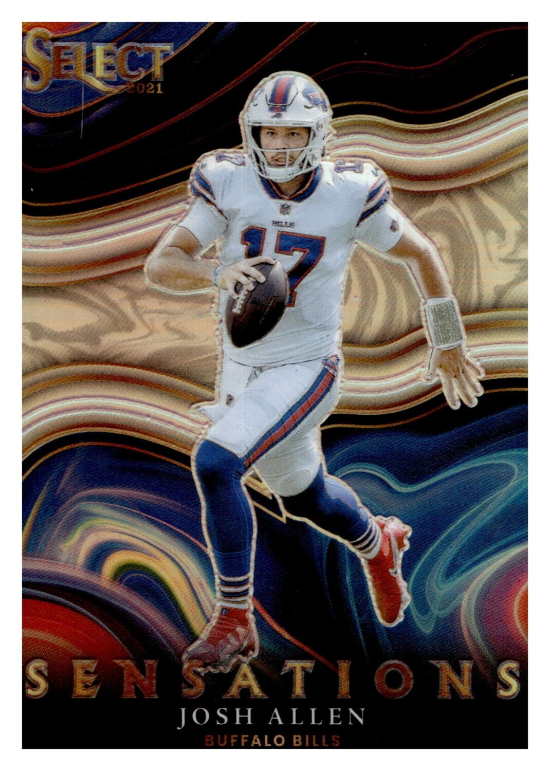 2021 Select Sensations Josh Allen #Sen-2 Prizm
