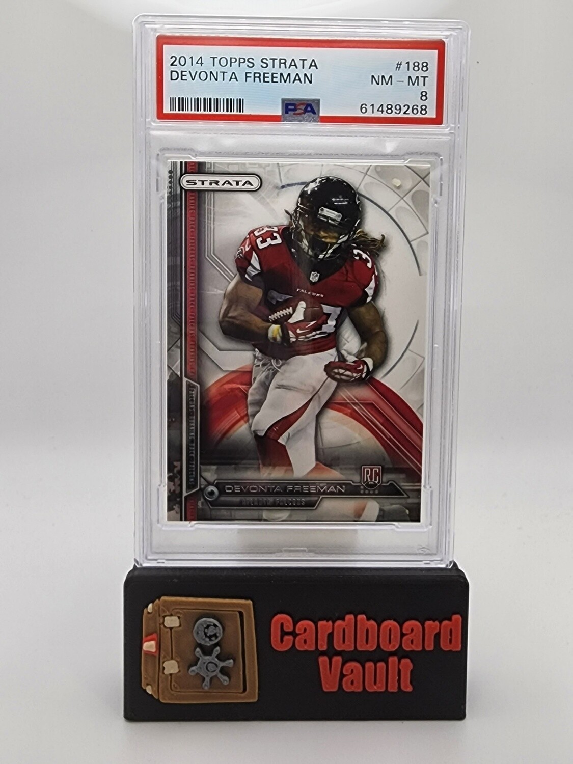 2014 Topps Strata DeVonta Freeman Rookie Card No. 188 PSA 8 61489268
