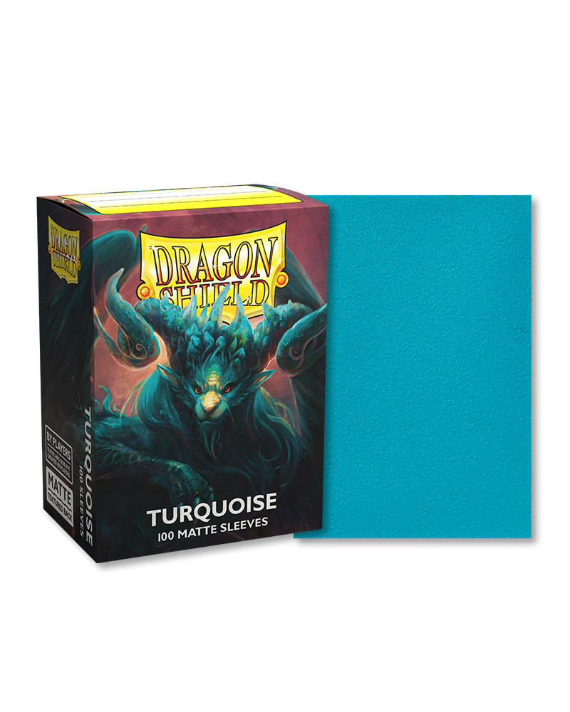 Dragon Shield 100ct Box - Matte Turquoise