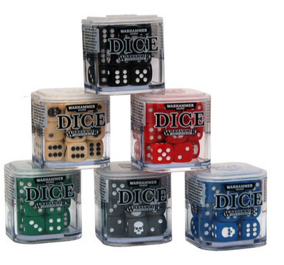 Warhammer 40,000 Citadel 12mm Assorted Dice Set (Includes 1 - assorted 20 count dice package)
