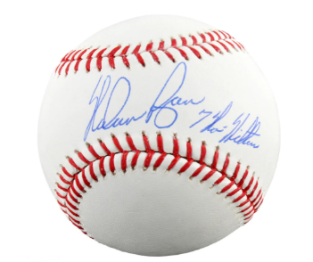 Fanatics Nolan Ryan No Hitters Autographed Baseball Hologram Verified
