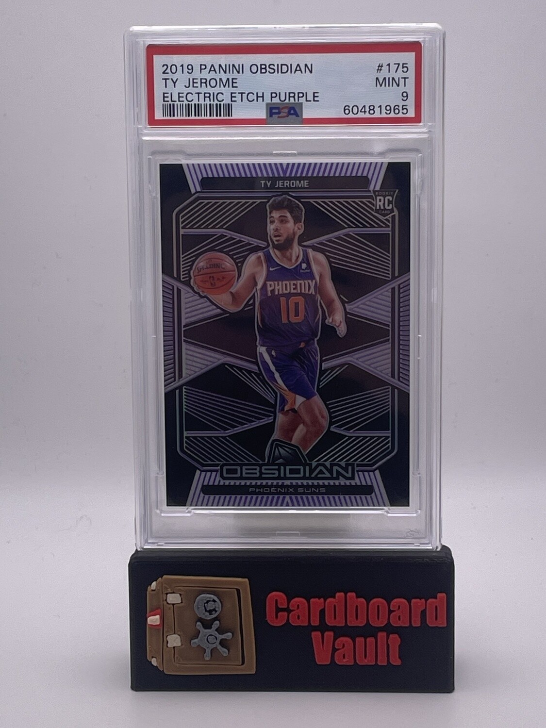 2019 Obsidian Ty Jerome Electric Etch Purple 51/75 No. 175 PSA 9 60481965