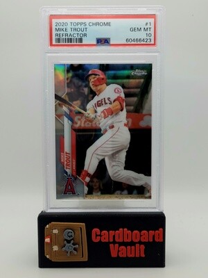 2020 Topps Chrome Mike Trout Refractor #1 PSA 10