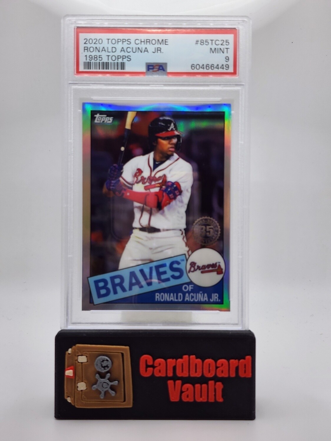 2020 Topps Chrome 1985 Topps Ronald Acuna Jr #85TC-25 PSA 9