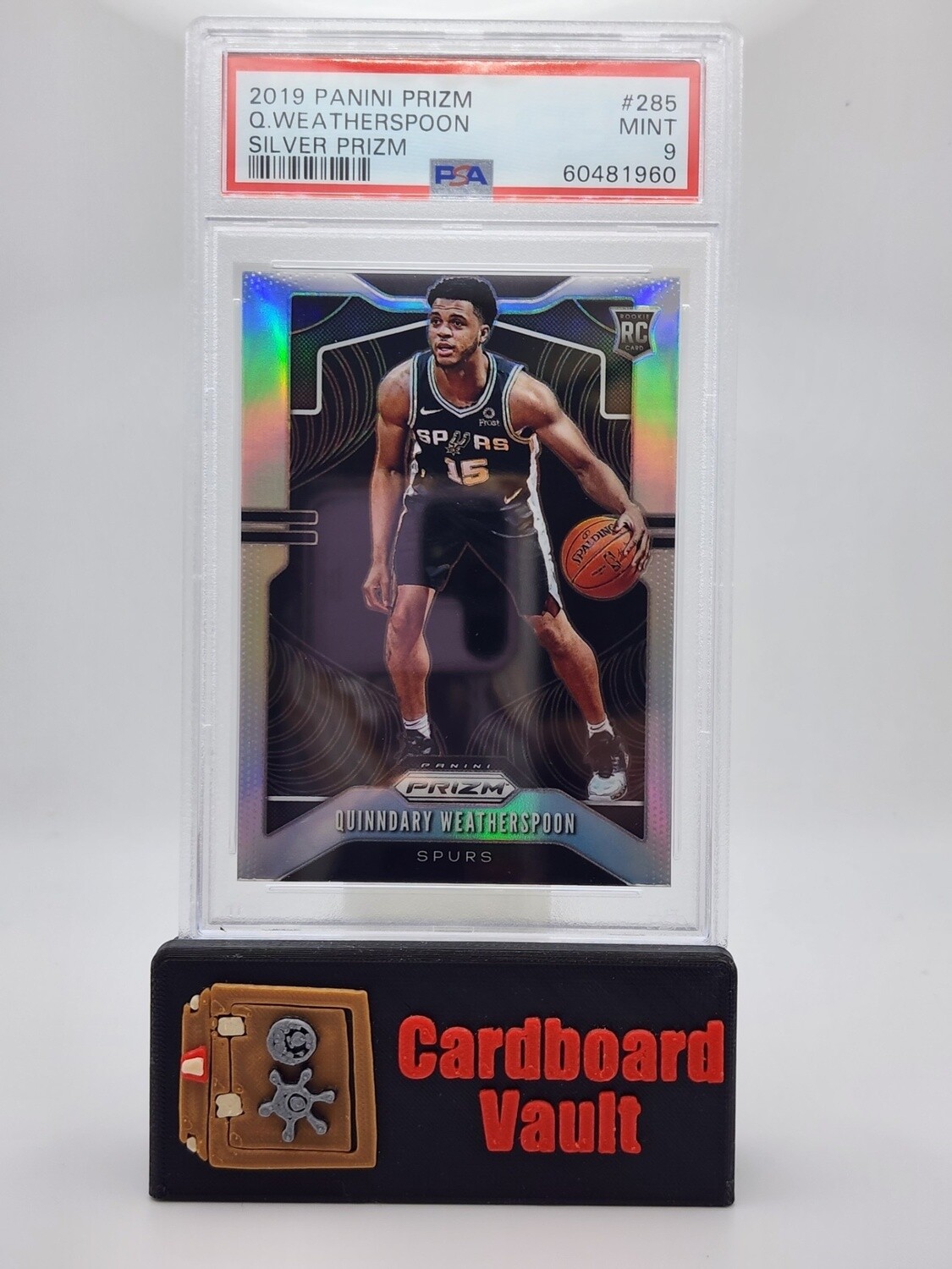 2019 Prizm Quinndary Weatherspoon Silver Prizm No. 285 PSA 9 60481960