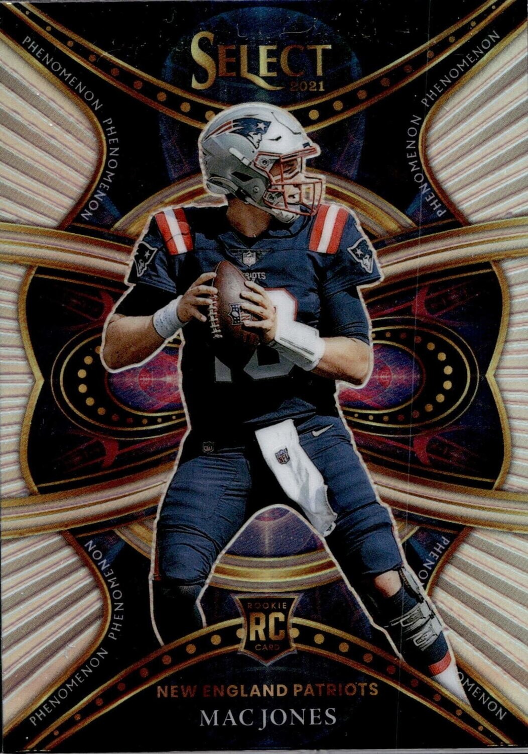 2021 Select Phenomenon Mac Jones #PHE-10 Silver Prizm