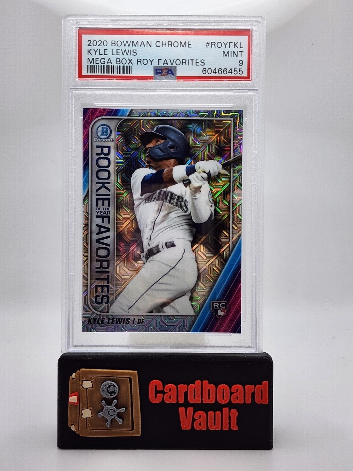 2020 Bowman Chrome Rookie Of The Year Favorites Kyle Lewis #ROYF-KL Mega Box  PSA 9