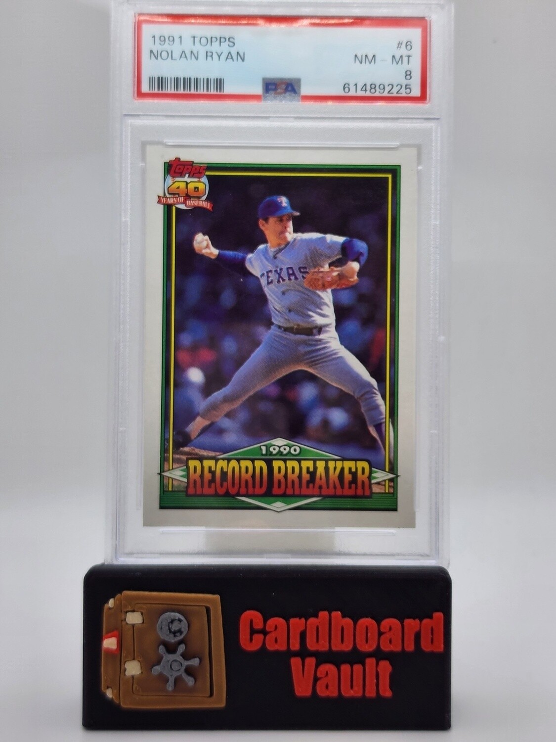 1991 Topps Nolan Ryan No. 6 PSA 8 61489225