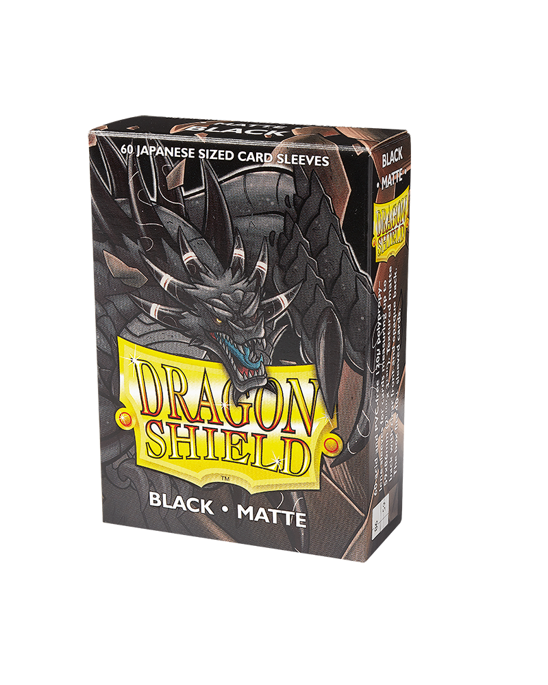 Dragon Shield 60 Japanese Card Sleeves Matte Black